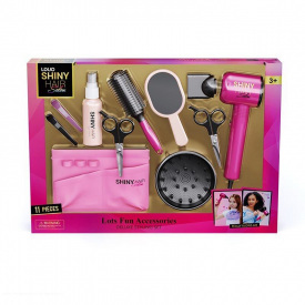 Игровой набор парикмахера Yufeng 11 элементов Розово-черный (163270)