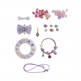 Игровой набор украшений Yufeng Jewelry Diy 62 элемента Фиолетовый (158588)