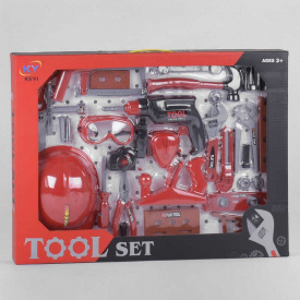 Игровой набор Keyi Набор инструментов 11 предметов Black and Red (95187)
