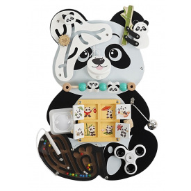 Бизиборд Player Панда 28х5х41 см Черно-белый (160597)