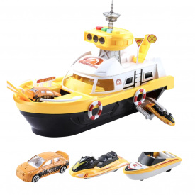 Игровой набор Six-Six Zero Корабль 1:64 Желтый (160687)