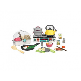 Детская игрушечная плита Little Actress 51 предмет Разноцветный (153746)