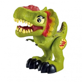 Интерактивная игрушка King me world Динозавр 28х19х23 см Зеленый (160483)