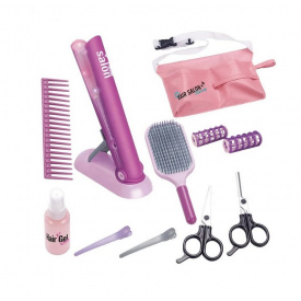 Игровой набор парикмахера Yufeng 11 предметов Розово-фиолетовый (148375)