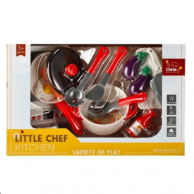 Игровой набор Kitchen Плита с посудой 16 элементов Multicolor (133669)