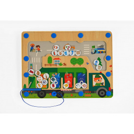 Сортировка мусора Hai Bao Er 30х22х1 см Разноцветный (150280)