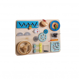 Бизиборд Hai Bao Er 39х6х29.5 см 11 игр Разноцветный (156630)