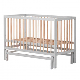 Кроватка детская Yufeng София-2 120х60 см Серо-коричневый (143649)