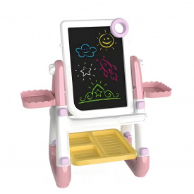 Мольберт детский TK Union Group Drawing Board Glow 73х34х90 см Розовый (143269)