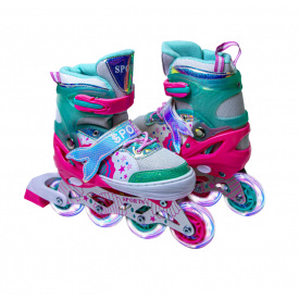 Детские ролики Scale Sports Mermaid 30-33 18-20.5 Разноцветный (1803913640)