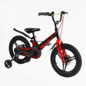 Велосипед двухколесный Corso REVOLT 16" Черно-красный (163955)