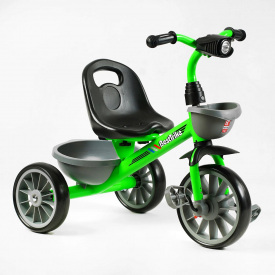 Детский велосипед трехколесный Best Trike 26/20 см 2 корзины Green (147567)