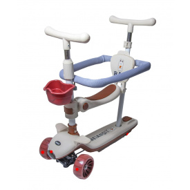 Самокат No Brand 5 в 1 PU колеса Blue (45932606)