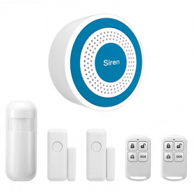 Локальная беспроводная система сигнализации с сиреной Nectronix PE-519-D 3 датчика 2 пульта (100214-8881-8892-8902)