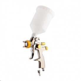 Краскопульт пневматический MASTERTOOL LVLP, ВПЛБ 600 мл, Ø1,8 мм, 125-170 л/мин, 1,5-2,5 бар (80-8803)