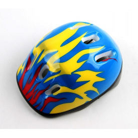 Защитный шлем обычный Scale Sports Fire S 50-54 см Blue (532345808)