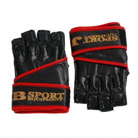 Перчатки для каратэ JAB One size Black with red (17165)