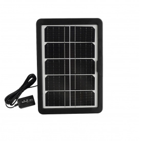 Зарядная станция солнечная панель Cclamp USB 8W Черный (163113)