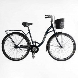 Велосипед городской 28" Corso Fortuna 20" Черный (163531)