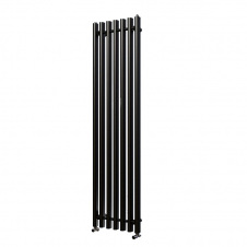 Дизайнерский радиатор Polywarm Sorbonne 1500х450 вертикальный, черный матовый