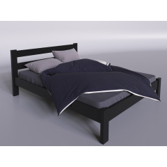 Ліжко Ділайт Тенеро 180х200 см двоспальне дерев'яне на металлокаркасі Бородянка