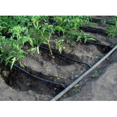 Капельная лента эмиттерная для полива огорода GOLDEN DRIP 500 м Черный iz16479 Киев