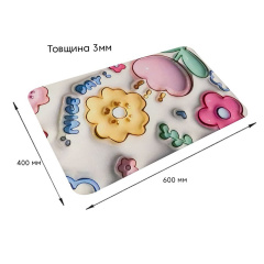 Влагопоглощающий коврик Sticker Wall 40х60 см Разноцветный (SW-00002550) Житомир