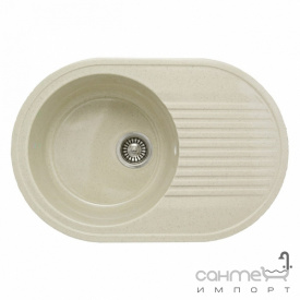 Кухонна мийка Moko Verona граніт Vanilla