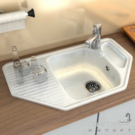 Кухонна мийка Moko Venezia Premium Onyx Bianco