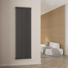 Радіатор дизайнерський Ideale Viola 13 12х1800х560 мм Антрацит Львів