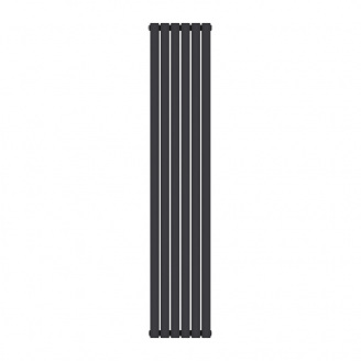Радіатор дизайнерський Ideale Jolanda 12 6х2000х354 мм Чорний