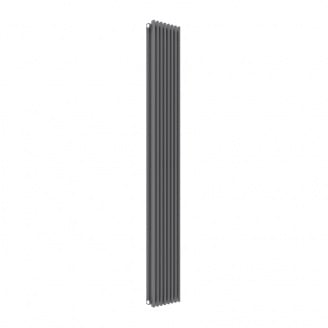 Радіатор дизайнерський Ideale Giulia 12 8х1800х224 мм Антрацит