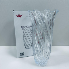 Ваза скляна Yujing GlassWare 7607 29,5 см Київ