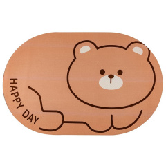 Влагопоглощающий коврик Sticker Wall 35x58 см Коричневый (SW-00002556) Михайловка