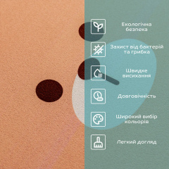 Влагопоглощающий коврик Sticker Wall 35x58 см Коричневый (SW-00002556) Михайловка