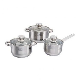 Набір посуду із нержавіючої сталі Bohmann BH-06-175 6 предметів