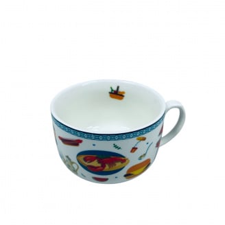 Чашка порцелянова S&T 3185 Кухня 650 мл 12,6x8,3 см 23281