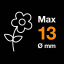 Секатор плоскостной для цветов Fiskars Solid SP14 (1051601) Кропивницький