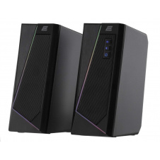 Акустическая система для дома 2E PCS233 RGB 2.0 USB Black iz16507