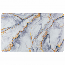 Вологопоглинаючий килимок Sticker Wall 50х80 см Сіро-золотий (SW-00002543)