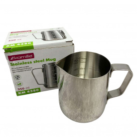 Молочник із нержавіючої сталі без кришки Kamile KM-4380 350 мл