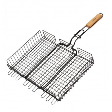 Глибока грати-гриль для мангалу Maestro MR-1001, 30*40см, Чорна