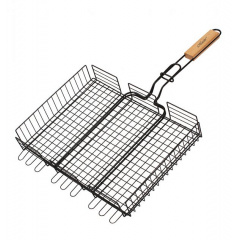 Глибока грати-гриль для мангалу Maestro MR-1001, 30*40см, Чорна Первомайськ