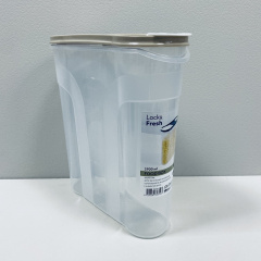 Ємність для сипучих Dunya Plastik 24,5х19,5х7 см 2,9 л Біло-бежевий 30314 (23258) Чернігів