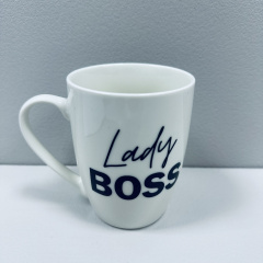 Чашка керамічна Kvarta Lady Boss 1798 подарункова коробка 360 мл Білий (23391) Херсон