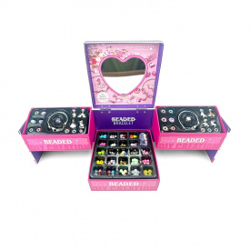 Детский набор для создания украшений Yufeng Beaded Bracelet подарочная шкатулка 12х12х12 см Разноцветный (1186212659)