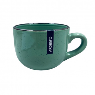 Чашка керамічна Ardesto Bagheria AR2948GGC 480 мл Зелений (23411)
