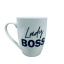 Чашка керамічна Kvarta Lady Boss 1798 подарункова коробка 360 мл Білий (23391) Херсон
