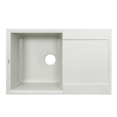 Гранитная мойка VENTA Stone 780x495 врезная, прямоугольная, белая (VS503004) Нова Каховка