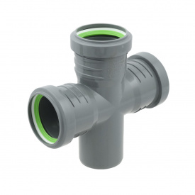 Крестовина канализационная ASG HTR 50мм 90°